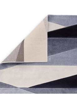 Asiatic Sketch Segment Blue Rug