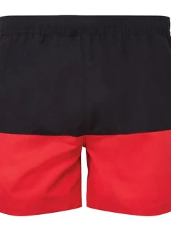 Asquith & Fox Black/Red Swim Shorts