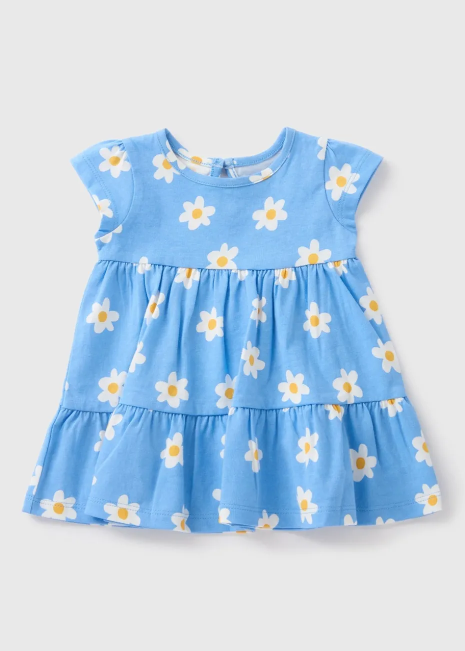 Baby Blue Daisy Dress (Newborn-23mths)