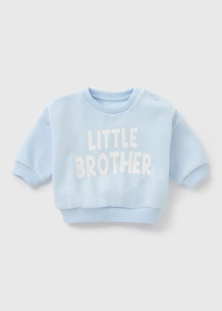 Baby Blue Little Bro Sweatshirt (Newborn-23mths)