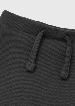 Baby Charcoal Ribbed Joggers (Newborn-23mths)