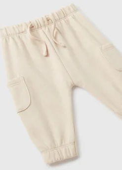 Baby Cream Cargo Jogging Bottoms (Newborn-23mths)