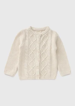 Baby Cream Knitted Cardigan (Newborn-23mths)