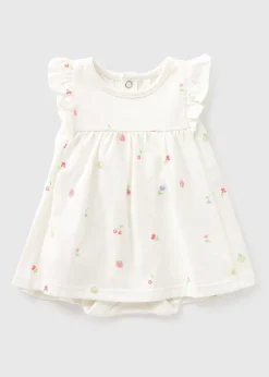 Baby Cream Layered Dress (Newborn-12mths)