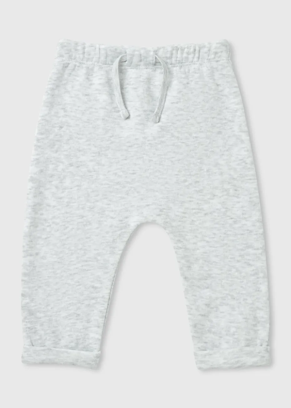 Baby Grey Marl Joggers (Newborn-23mths)