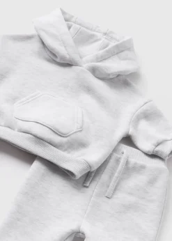 Baby Grey Sweatshirt & Jogging Bottoms Set (Newborn-23mths)