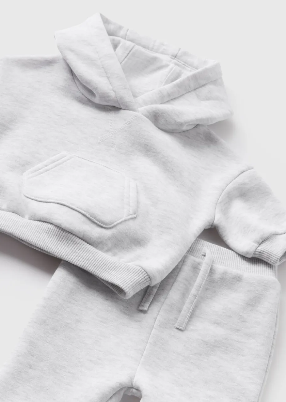 Baby Grey Sweatshirt & Jogging Bottoms Set (Newborn-23mths)