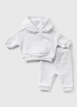 Baby Grey Sweatshirt & Jogging Bottoms Set (Newborn-23mths)