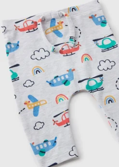 Baby Grey Transport Leggings (Newborn-23mths)