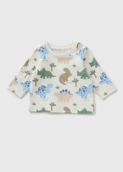 Baby Multicolour Dino Long Sleeve Top (Newborn-23mths)