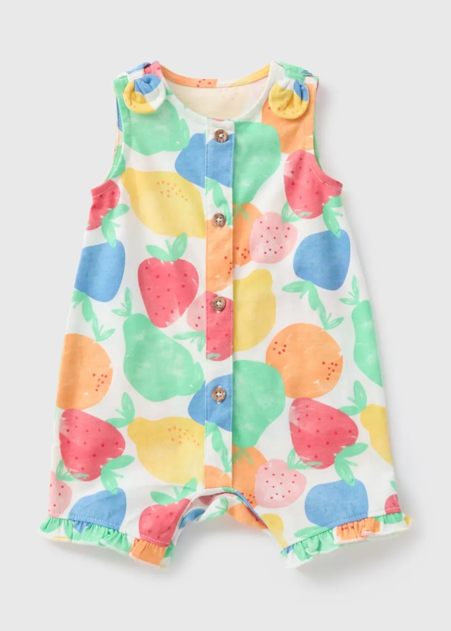 Baby Multicolour Fruit Romper (Newborn-23mths)