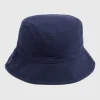 Baby Navy Crinkle Bucket Hat (Newborn-24mths)