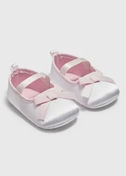 Baby Pink Ballet Soft Sole Shoes (Newborn-18mths)