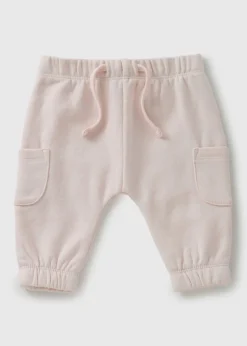 Baby Pink Cargo Jogging Bottoms (Newborn-23mths)