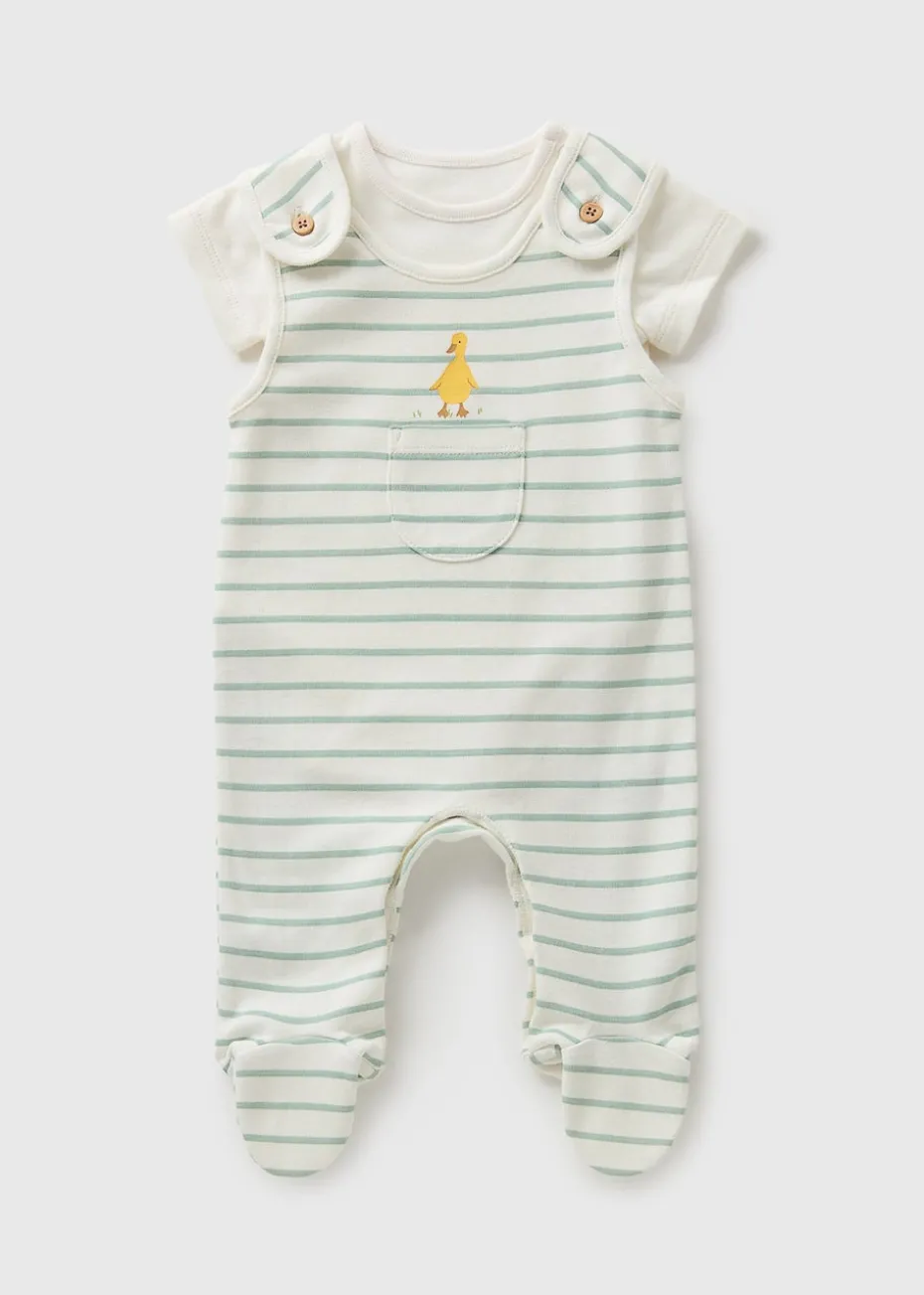 Baby Sage Dungarees (Newborn-18mths)