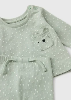 Baby Sage Top & Leggings Set (Newborn-18mths)