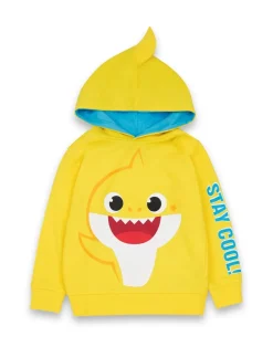 Baby Shark Unisex Kids Yellow Stay Cool Hoodie (12 Months-6 Years)