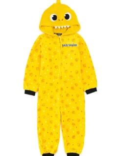 Baby Shark Yellow Kids Onesie (12 months- 3 Years)