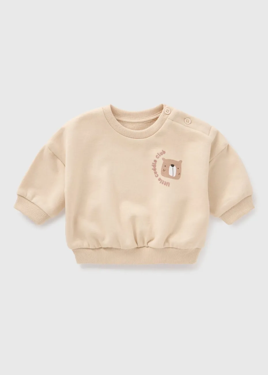 Baby Stone Bear Sweatshirt (Newborn-23mths)
