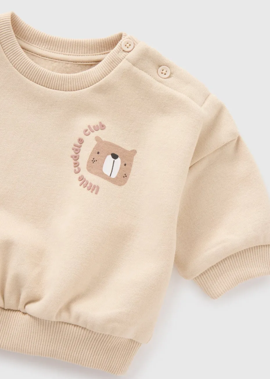 Baby Stone Bear Sweatshirt (Newborn-23mths)
