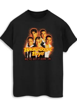 Backstreet Boys We've Got It Women Black Boyfriend Fit Music T-Shirt