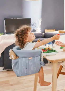 Badabulle Blue Hook on Seat Highchair for Tables and Travel