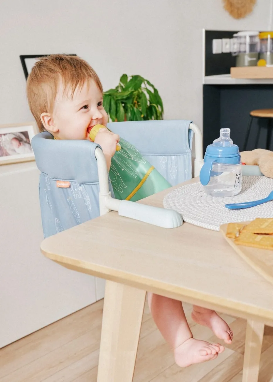 Badabulle Blue Hook on Seat Highchair for Tables and Travel