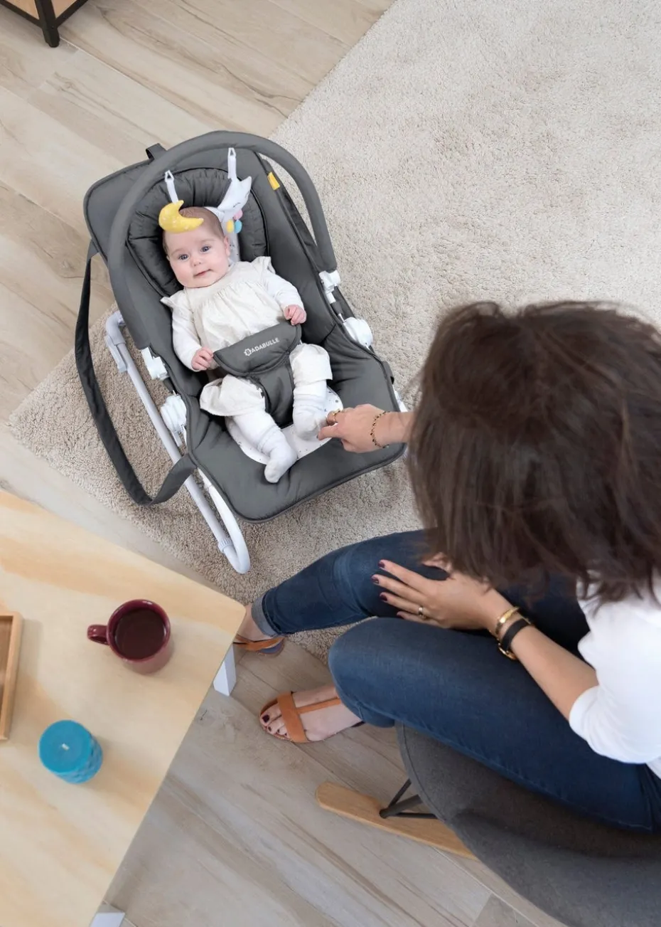 Badabulle Grey Moonlight Easy bouncer