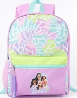Barbie 4 Piece Purple Backpack Set