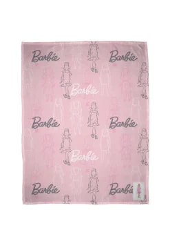 Barbie Figures Throw