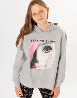 Barbie Girls Grey Hoodie and Legging Set (3-12 Years)