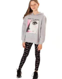 Barbie Girls Grey Hoodie and Legging Set (3-12 Years)