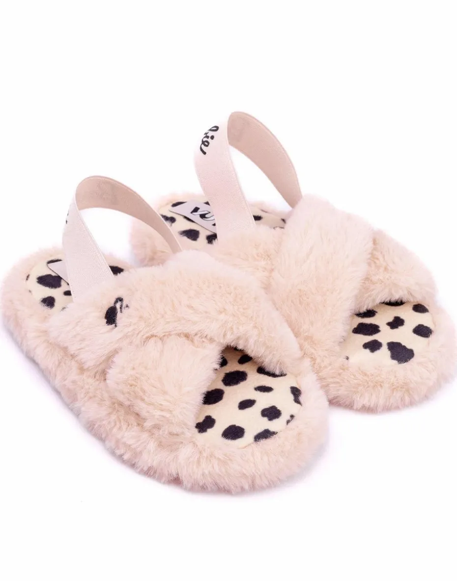 Barbie Girls Pink Barbie Logo Slider Slippers (7 Younger - 2 Older)