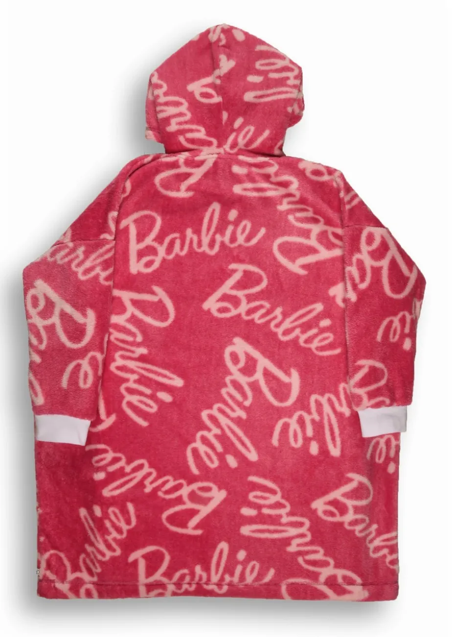 Barbie Girls Pink Hooded Blanket