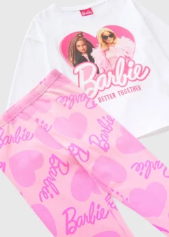 Barbie Girls Pink Pyjama Set (4-13yrs)