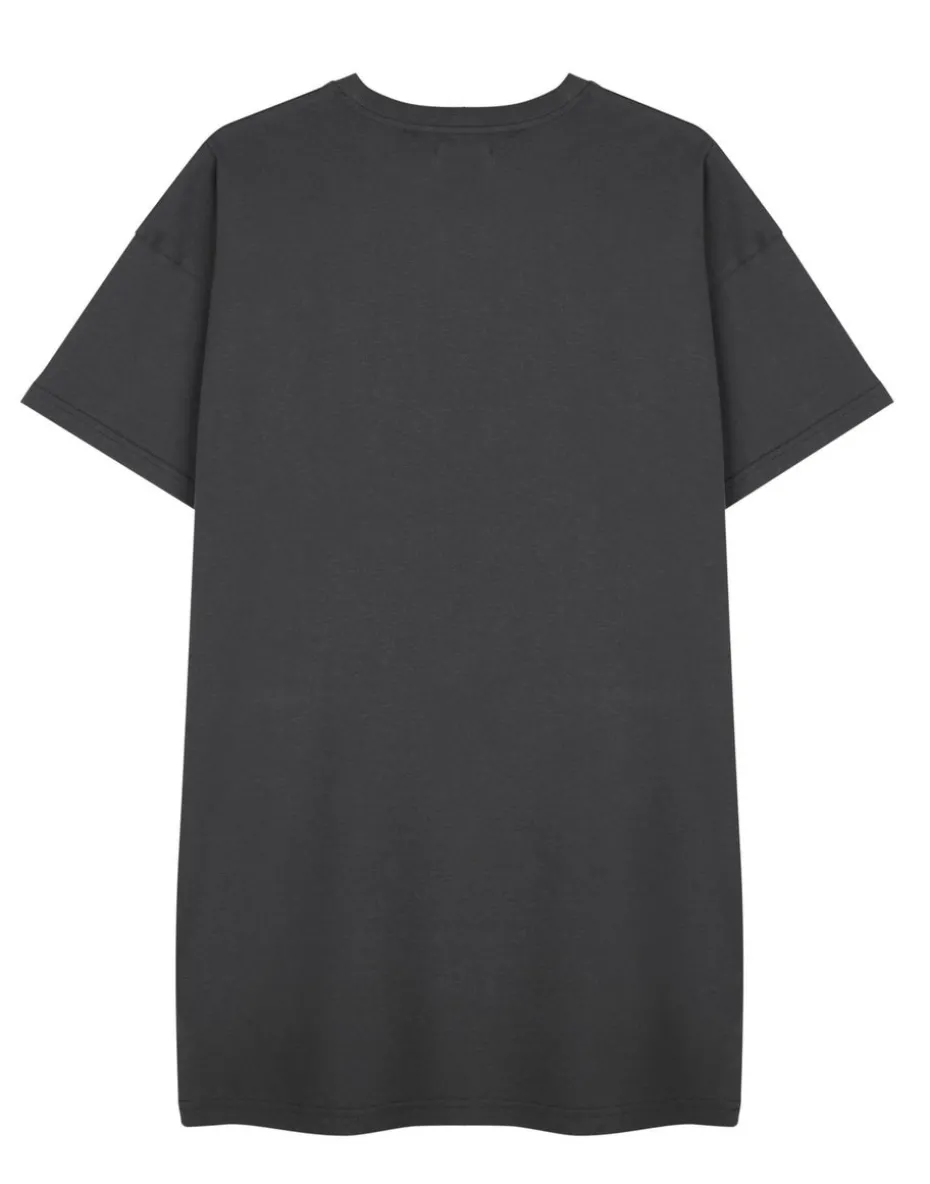 Barbie Grey Logo T-Shirt Dress