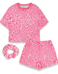 Barbie Kids Pink Shortie Pyjama Set (3-12 Years)