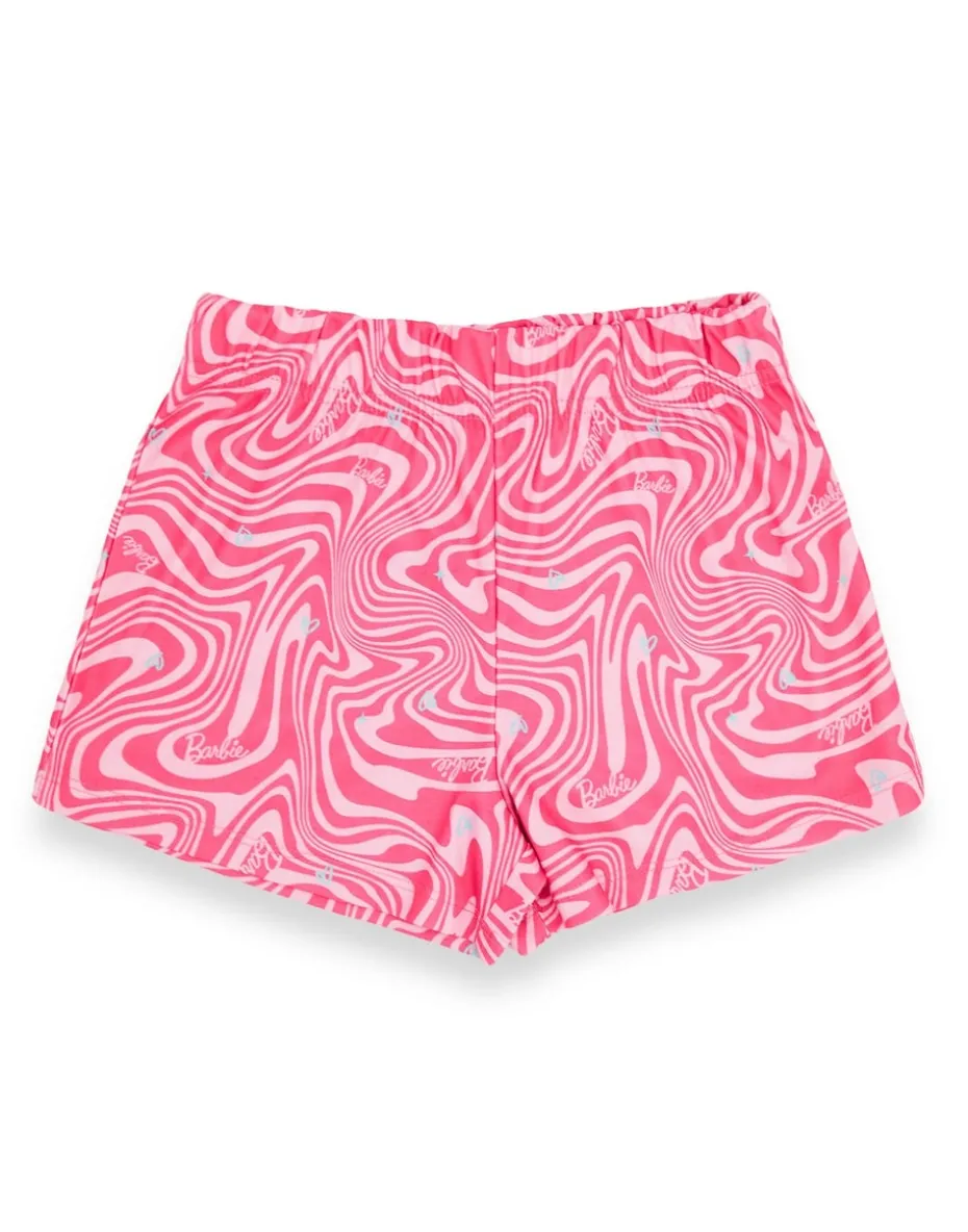 Barbie Kids Pink Shortie Pyjama Set (3-12 Years)