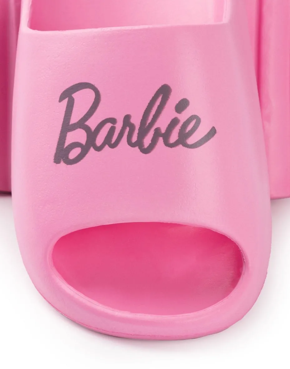 Barbie Kids Pink Sliders (Younger 8-2.5 Older)