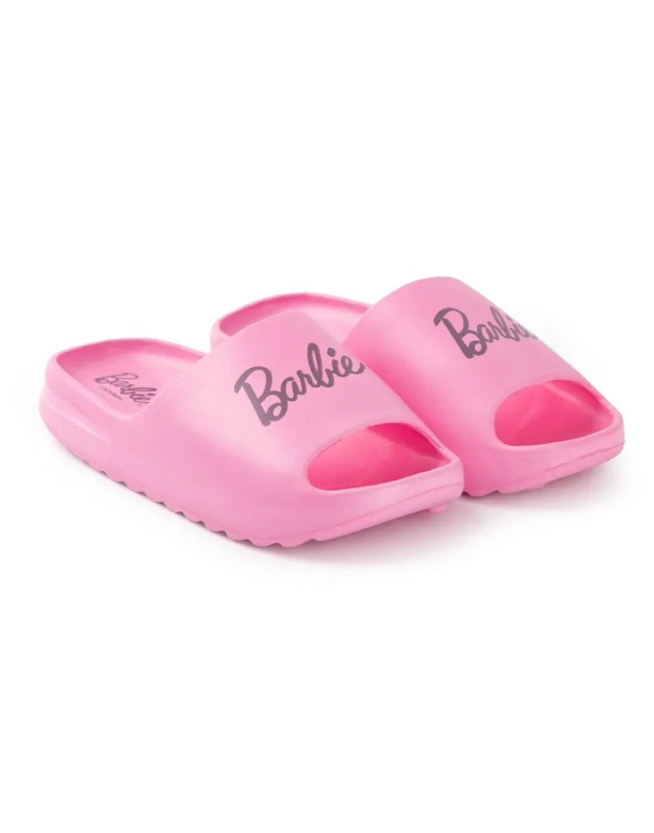 Barbie Kids Pink Sliders (Younger 8-2.5 Older)