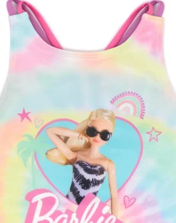 Barbie Kids Tie Dye 1 Piece Multi Coloured Swimsuit (3-12 Years)