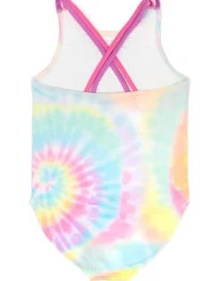 Barbie Kids Tie Dye 1 Piece Multi Coloured Swimsuit (3-12 Years)