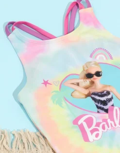 Barbie Kids Tie Dye 1 Piece Multi Coloured Swimsuit (3-12 Years)