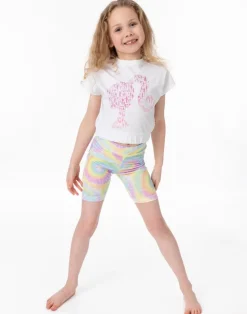 Barbie Kids Tie Dye T-Shirt & Shorts Set (3-10 Years)
