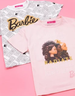 Barbie Kids T-Shirt 2 Pack (3-12 Years)