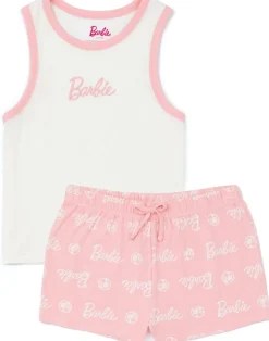 Barbie Pink Vest and Shorts Pyjama Set