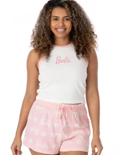 Barbie Pink Vest and Shorts Pyjama Set