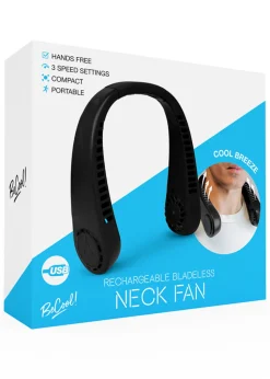 Be Cool Black Bladeless Neck Fan
