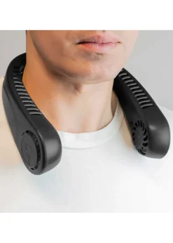Be Cool Black Bladeless Neck Fan