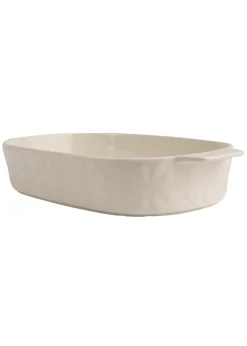 Beau & Elliot Ivory Carnaby Large Porcelain Embossed Oven Dish